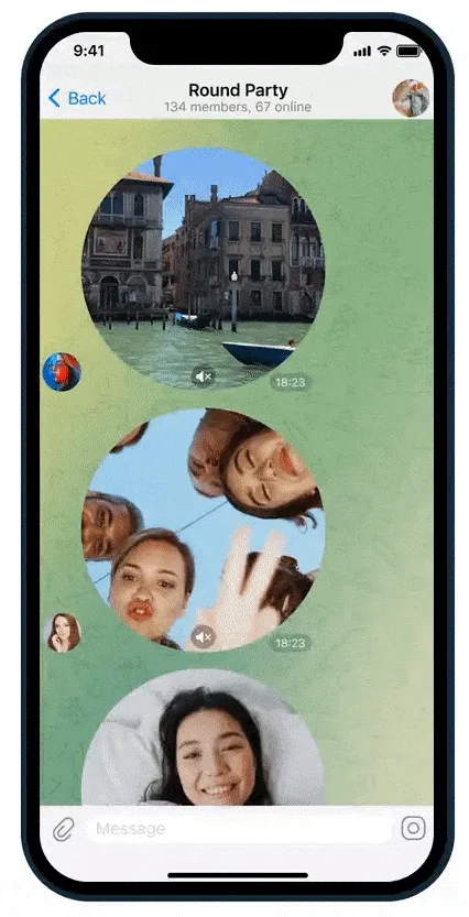 video mensagens