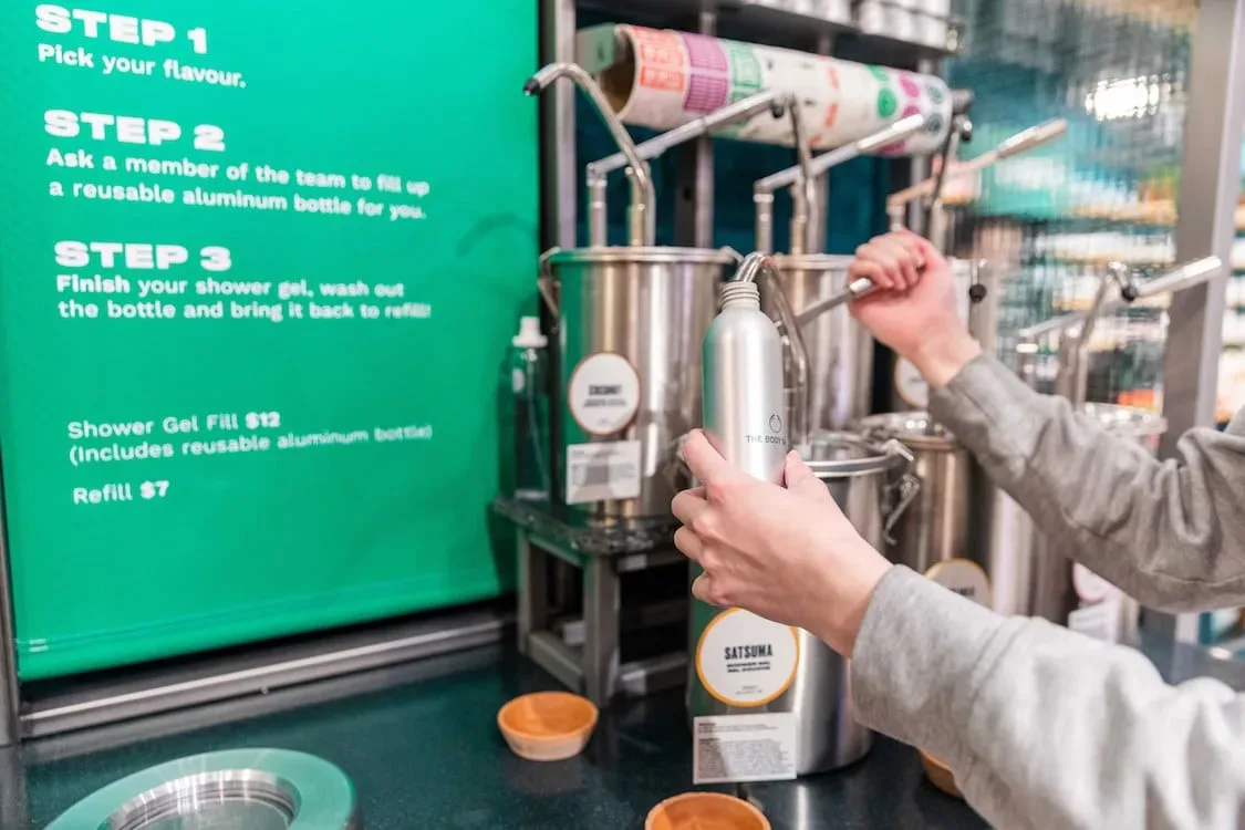 Body Shop CF Pacific Centre Refill Station (CNW Group/The Body Shop)