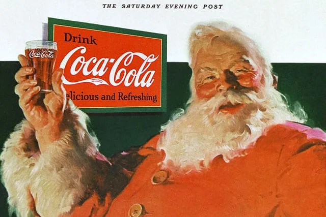Como os anúncios de Natal jantam à nossa mesa