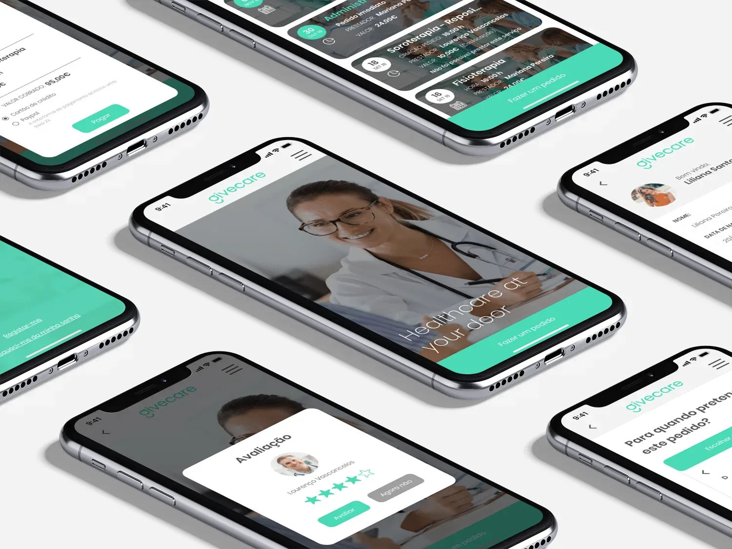 app givecare mockup